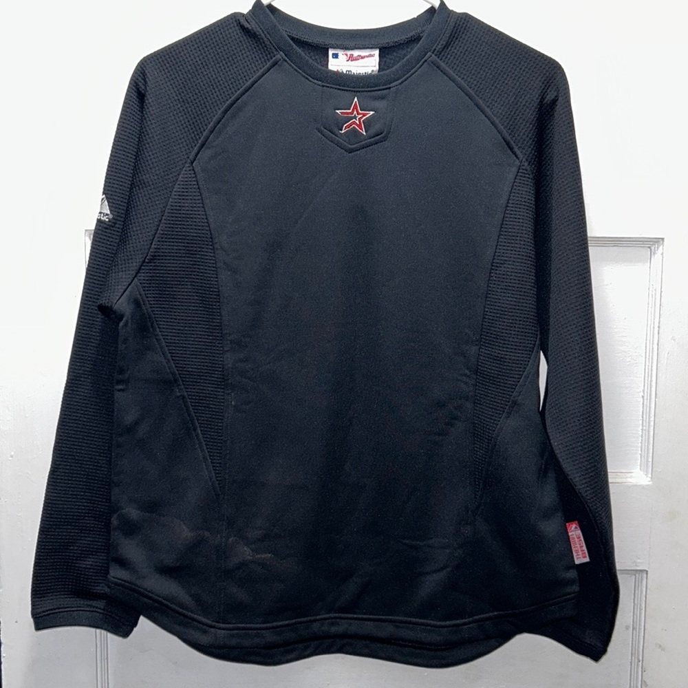 New with tags Houston Astros long sleeve size Youth large by Majestic